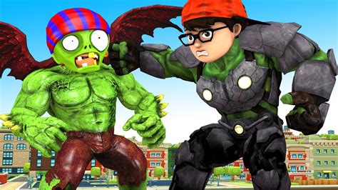 NickHulk Angel Become Hero Protect City Vs Giant Zombie Evil Scary