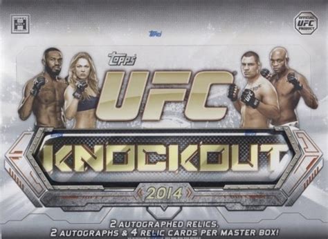 2014 Topps UFC Knockout Hobby Box SLabstat