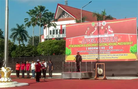 Empat Zona Kegiatan Bulan Bhakti Gotong Royong Masyarakat Kukar Tahun