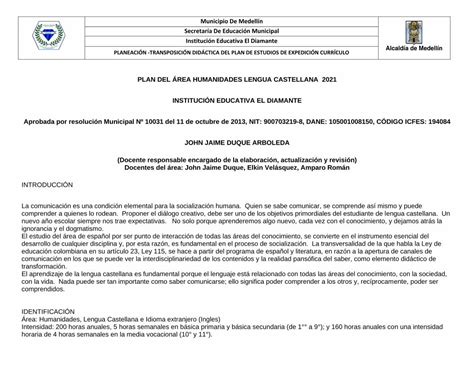 PDF Municipio De Medell ín Secretaría De Educación Municipal