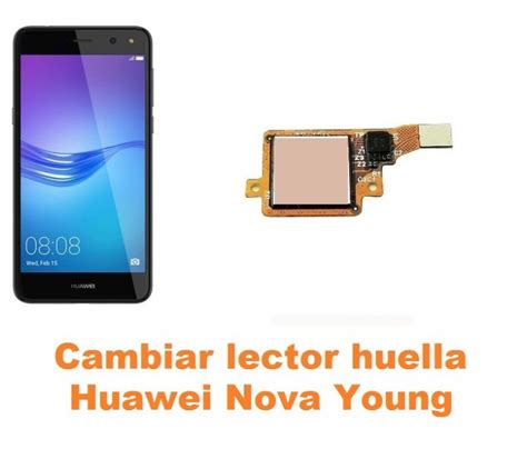 Cambiar Lector Huella Huawei Nova Young Reparación de Móvil