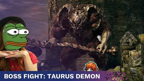 Dark Souls Remastered Taurus Demon Boss Fight Youtube