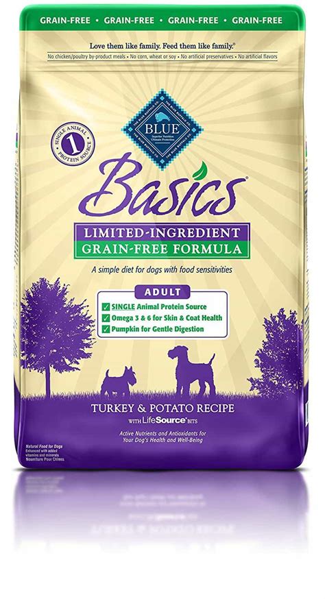 Blue Buffalo Basics Limited Ingredient Grain-Free Formula Adult Dry Dog ...