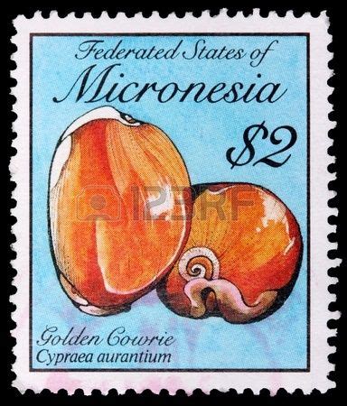 Federated States Of Micronesia Circa A Dollar Stamp Printed