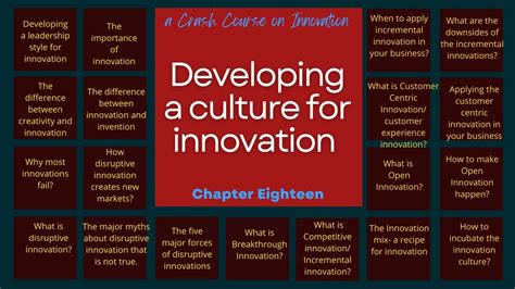 Developing A Culture For Innovation Crash Course On Innovation Part