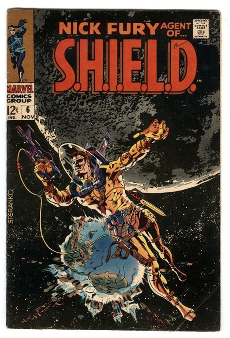 Nick Fury Agent Of Shield Classic Steranko Space Earth Blowing