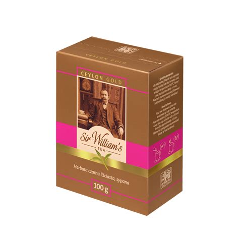 Herbata Sir William s Tea Ceylon Gold 100g czarna liściasta