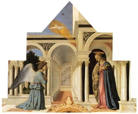 The Annunciation Piero Della Francesca 1464 Fresco On Plaster In