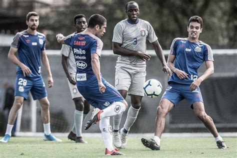 Evandro E Jean Mota Marcam E Reservas Do Santos Vencem Jogo Treino