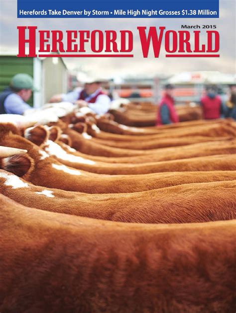 March 2015 Hereford World By American Hereford Association And Hereford