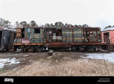 Old GP7 Locomotive Stock Photo - Alamy