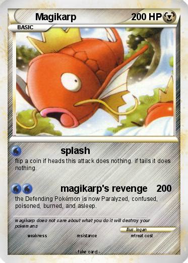 Pokémon Magikarp 1106 1106 Splash My Pokemon Card