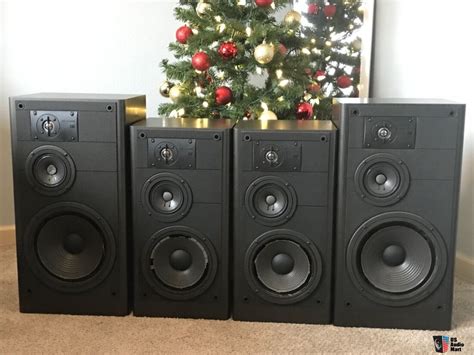 Beautiful Vintage Jbl Lx44 Loudspeakers 1987 92 Black Ash Photo