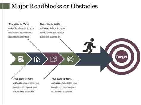 Major Roadblocks Or Obstacles Powerpoint Slide Show Powerpoint Slide