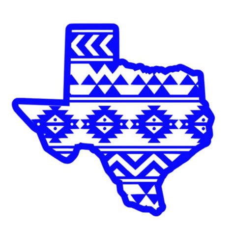 Aztec Texas Vinyl Decal By Southsouldesigns On Etsy