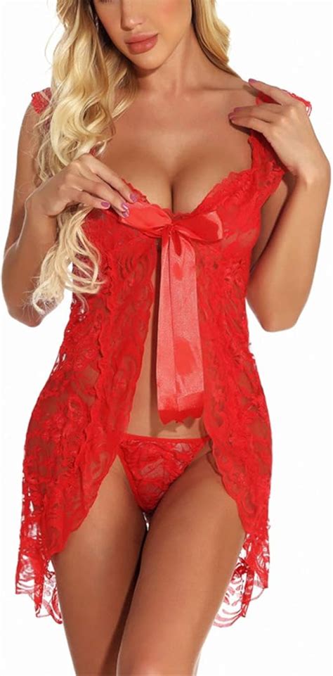 Lingerie Feminina Sexy De Renda Da Hwnovdy Roupa De Dormir Cinta