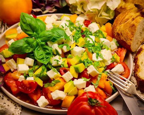 Caprese Salat Mit Avocado Und Tomate 10 Minuten Rezept