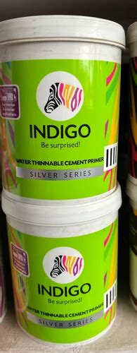 Indigo Water Thinnable Cement Primer Silver Series At Rs 160litre