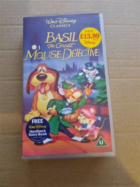 WALT DISNEY CLASSICS Basil The Great Mouse Detective VHS 1995 EUR 1