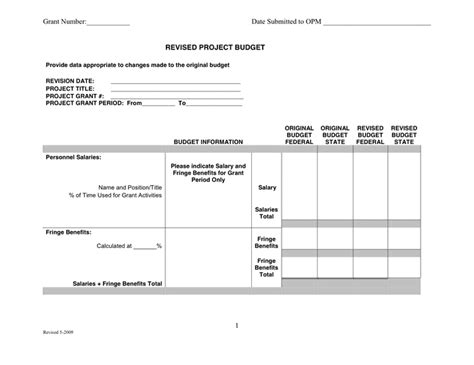 Project Budget Template - download free documents for PDF, Word and Excel