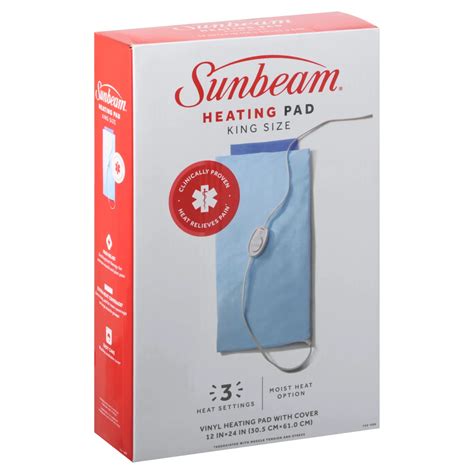 Sunbeam King Size Heating Pad With Moist Heat - Shop Muscle & joint pain at H-E-B