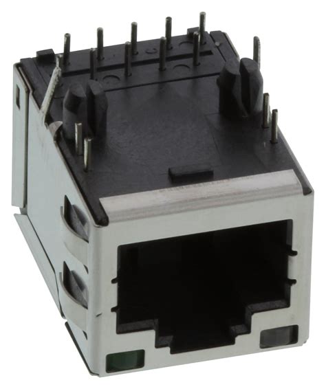 Rjmg20162141ber Amphenol Communications Solutions Modular Connector Rj45 Jack 1 X 1 Port