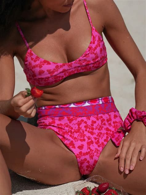 Miyouj Bikinis Estampados Para Mujer Traje De Ba O Sexy Conjuntos De