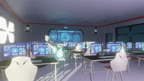 Artstation Futuristic Classroom