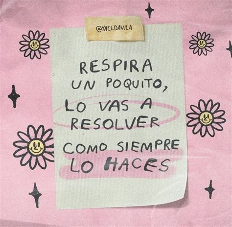 A Piece Of Paper Taped To A Pink Wall With Flowers And Words Written On It