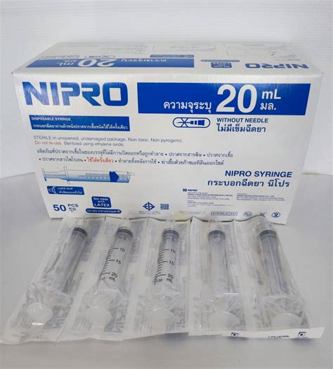 Ml Disposable Syringe Luer Slip Nipro