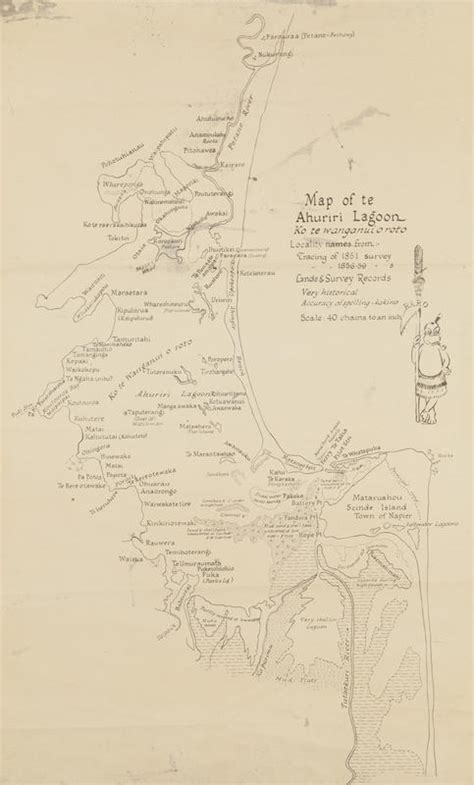 Map Te Ahuriri Lagoon Mtg Hawkes Bay