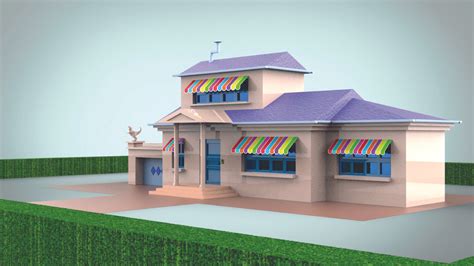 OGGY HOUSE 3D model - TurboSquid 1732193