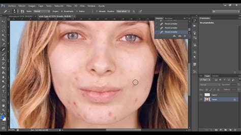 Photoshop Como Quitar Imperfecciones De La Piel Youtube