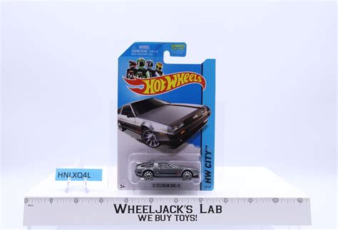 Hot Wheels 81 Delorean DMC 12 HW City Long Card 33 250 NEW SEALED Wheeljack S Lab