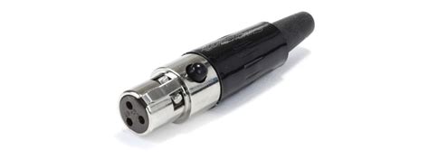 Hicon Hi Xmcf Way Female Mini Xlr Connector Mm Unit Audiophonics