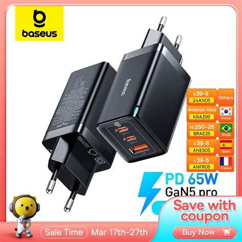 Baseus W Gan Usb Typ C Ladeger T Verbessertes Telefon Adapter