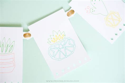 Free Cricut Party Banner Template - Printable Crush