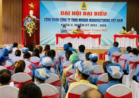 Đà Nẵng Đại hội Công đoàn Công ty TNHH Murata Manufacturing Việt Nam