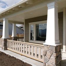 29 Best Craftsman Porch Railings ♡ ideas in 2022 | craftsman porch, craftsman porch railing ...