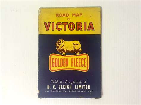 Golden Fleece Road Map Victoria Golden Fleece