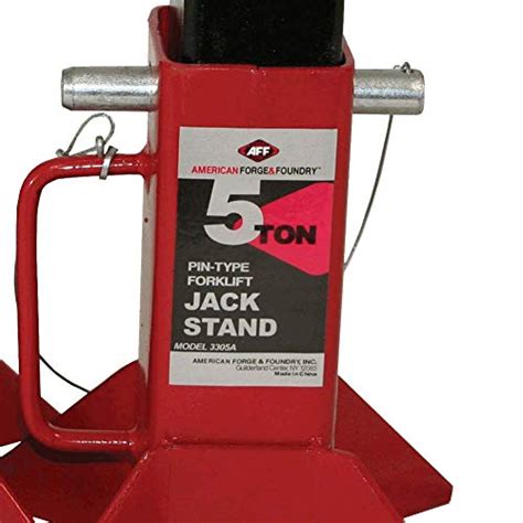 AFF Heavy Duty Pin Type Jack Stands 5 Ton 10 000 Lbs Capacity 1