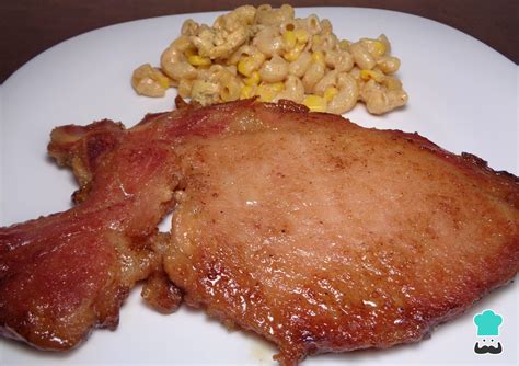 Chuletas de cerdo al horno con miel Fácil