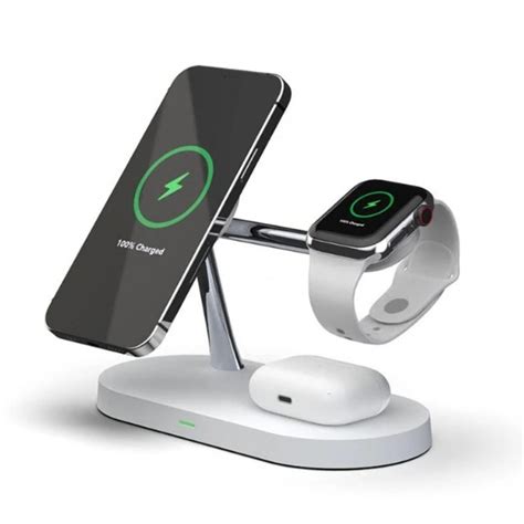 Station De Charge Magn Tique Sans Fil En Pour Iphone Apple Watch