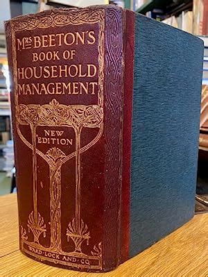 Mrs Beeton S Book Of Household Management A Guide To Cookery In All