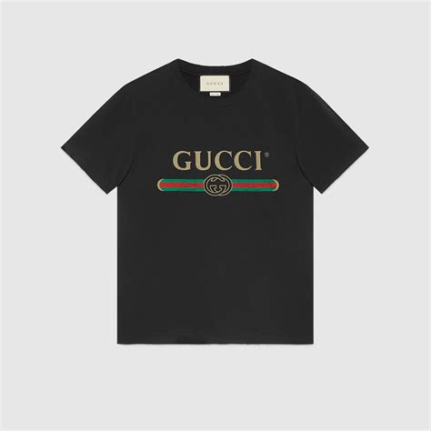 Gucci Black Retro Logo T Shirt Rogue