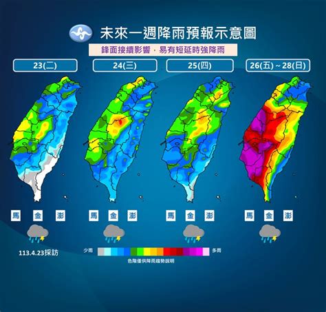 「劇烈雷雨」要來了！這3日下到紫爆 全台降雨趨勢一圖看 生活 三立新聞網 Setn