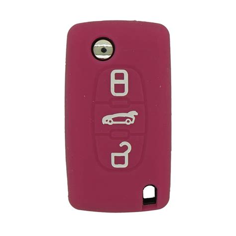 Coque Silicone Clé Voiture Rose Norauto