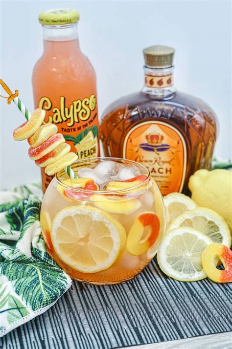 Crown Peach Whiskey Drinks - Kinastro