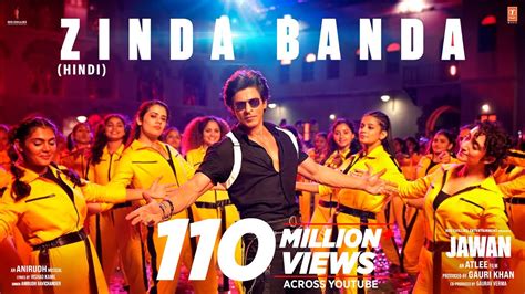 Jawan Zinda Banda Hindi Shah Rukh Khan Atlee Anirudh Nayanthara