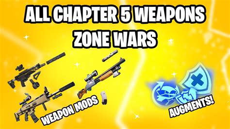 ⭐zone Wars All Chapter 5 Weapons ⭐ 4073 9585 1222 By Senciall Fortnite Creative Map Code